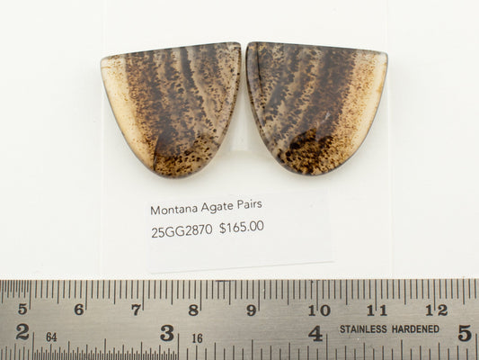 Montana Agate Pairs