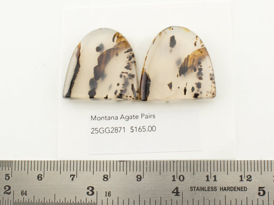 Montana Agate Pairs
