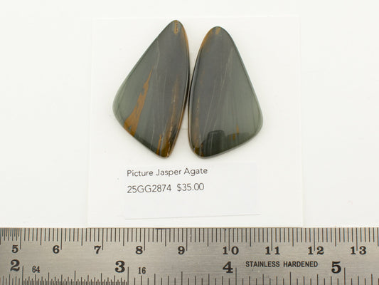 Picture Jasper Agate Pairs