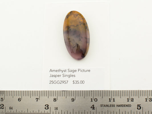 Amethyst Sage Picture Jasper Singles