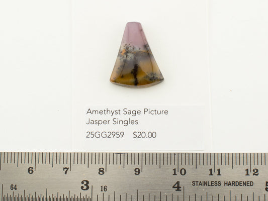 Amethyst Sage Picture Jasper Singles