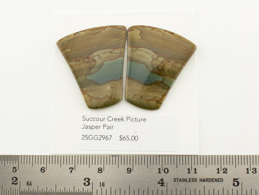 Succour Creek Picture Jasper Pair
