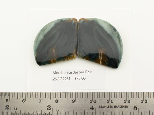 Morrisonite Jasper Pair