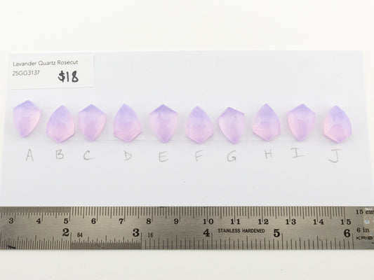 Lavender Quartz Rosecut