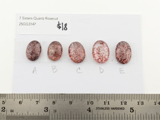7 Sisters Quartz Rosecut