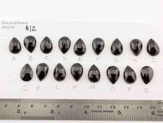 Black Spinel Rosecut
