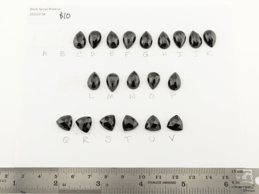 Black Spinel Rosecut