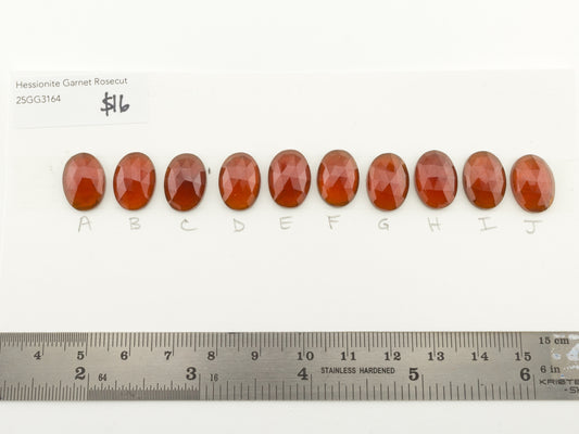 Hessonite Garnet Rosecut