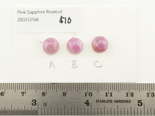 Pink Sapphire Rosecut