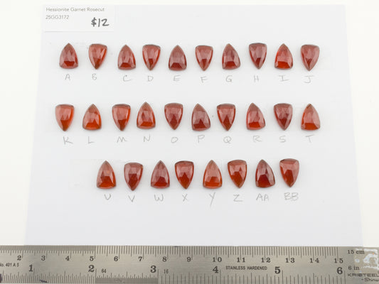 Hessonite Garnet Rosecut
