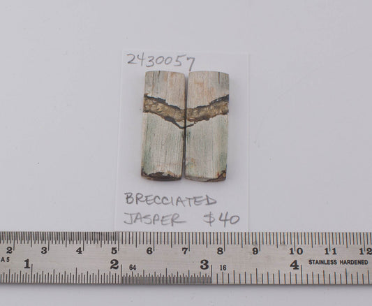 Brecciated Jasper Pair