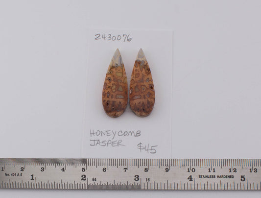 Honeycomb Jasper Pair