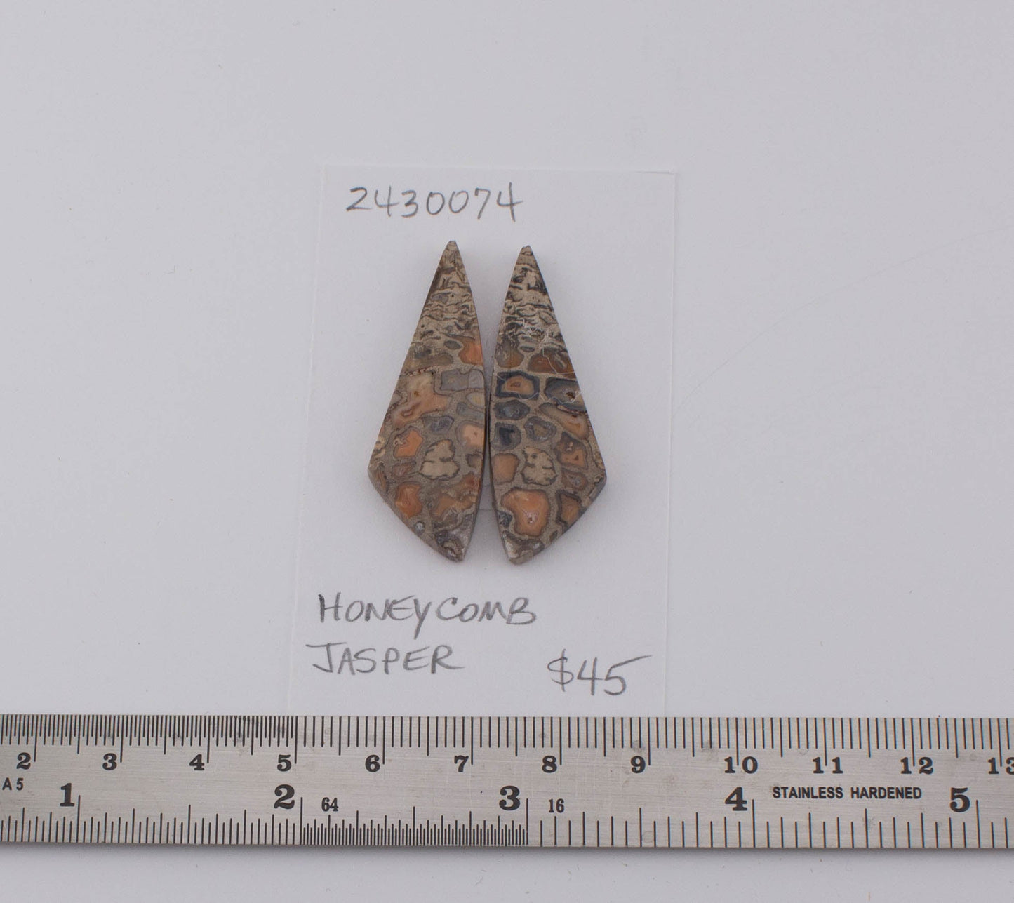 Honeycomb Jasper Pair