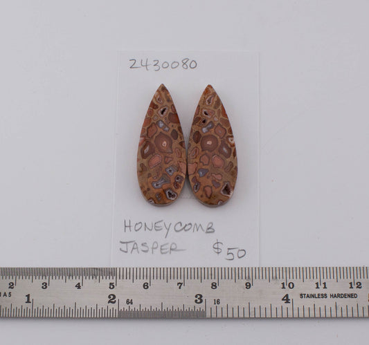 Honeycomb Jasper Pair