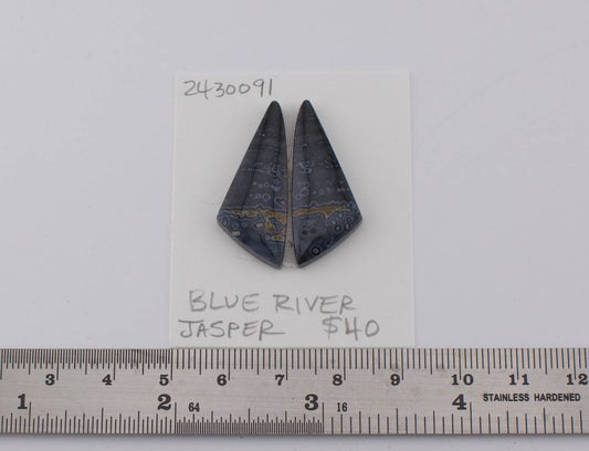 Blue River Jasper Pair