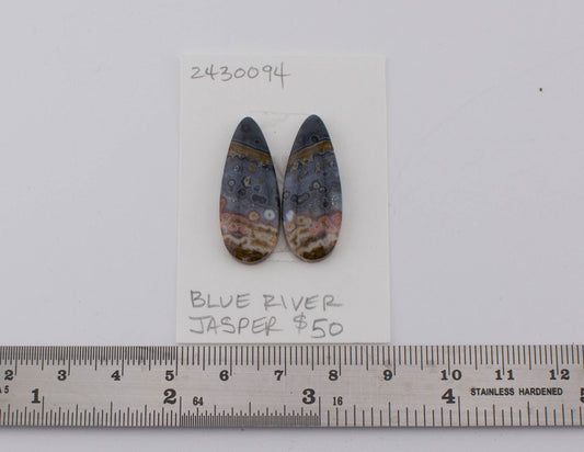 Blue River Jasper Pair