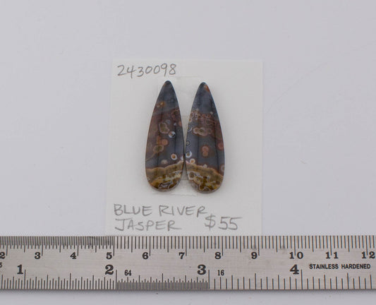 Blue River Jasper Pair