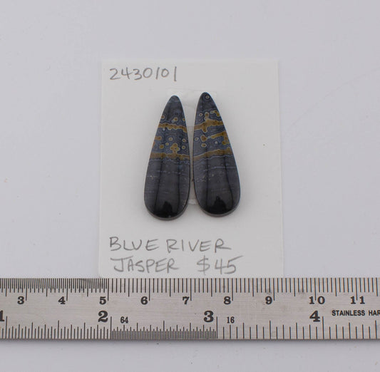 Blue River Jasper Pair