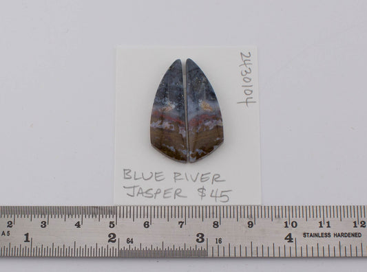 Blue River Jasper Pair