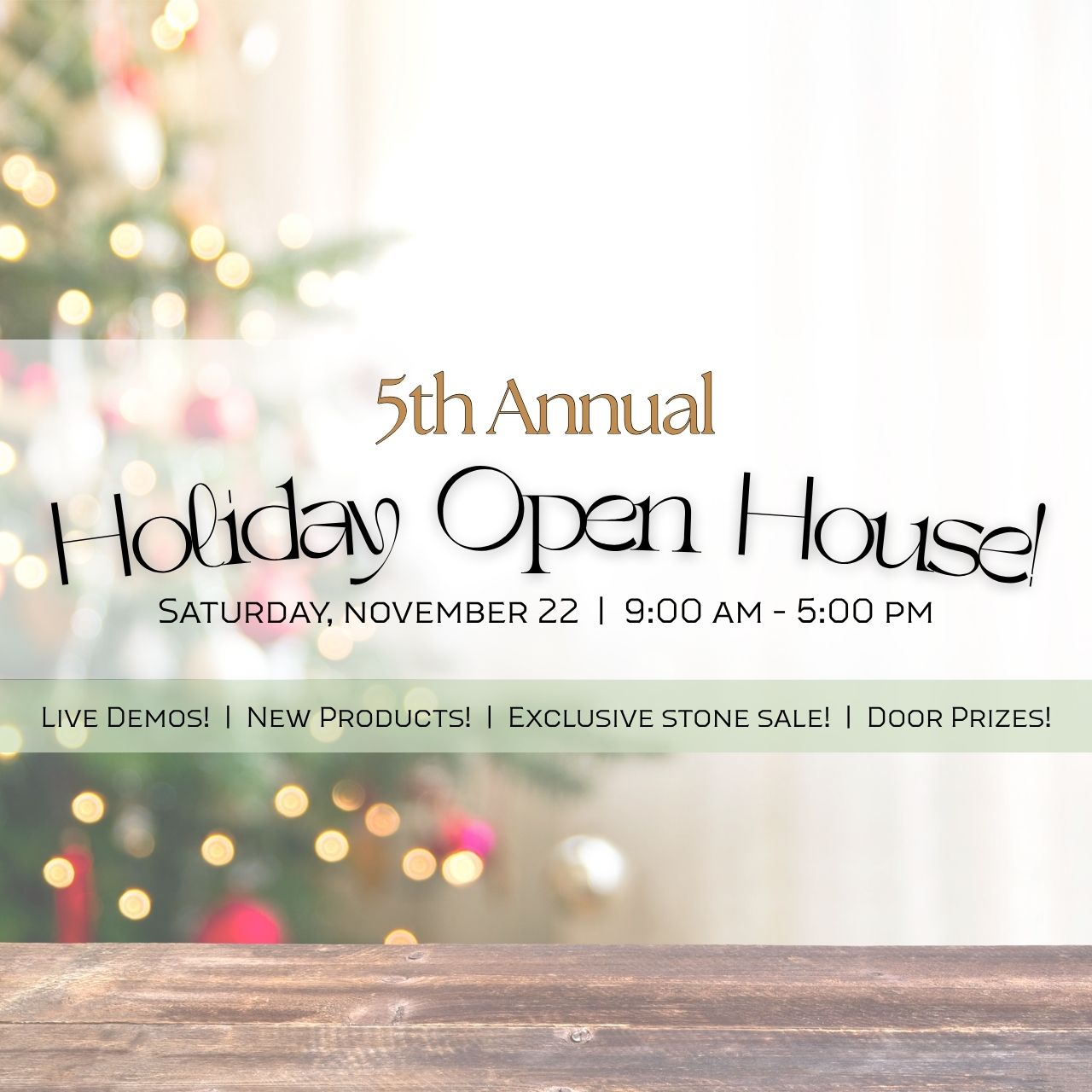 Holiday Open House 2025
