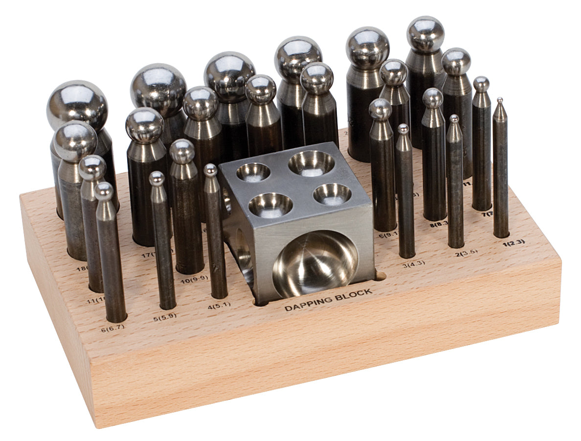 Dapping Set Base Steel Dapping Set – The Makery